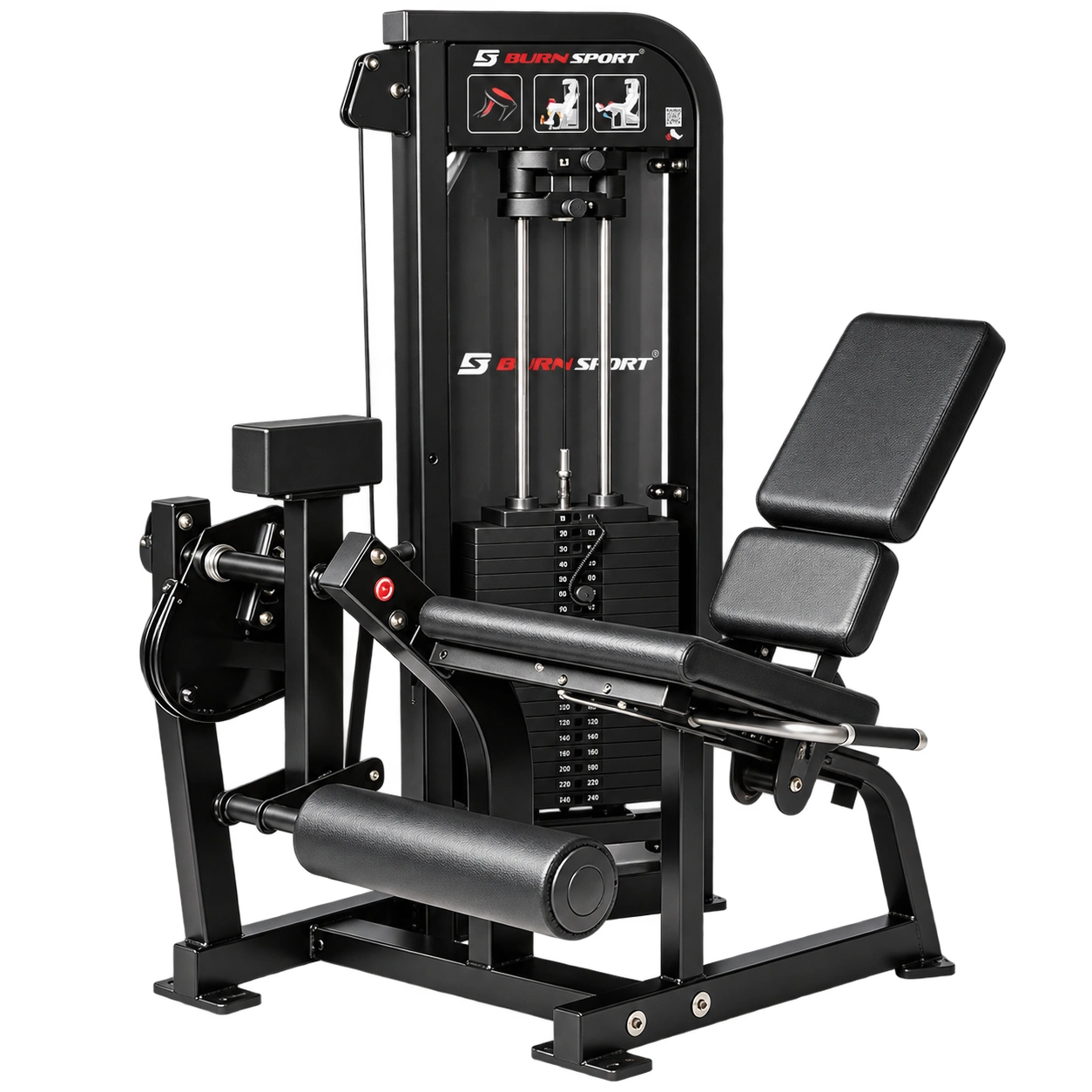 Burnsport selectorized leg extension machine